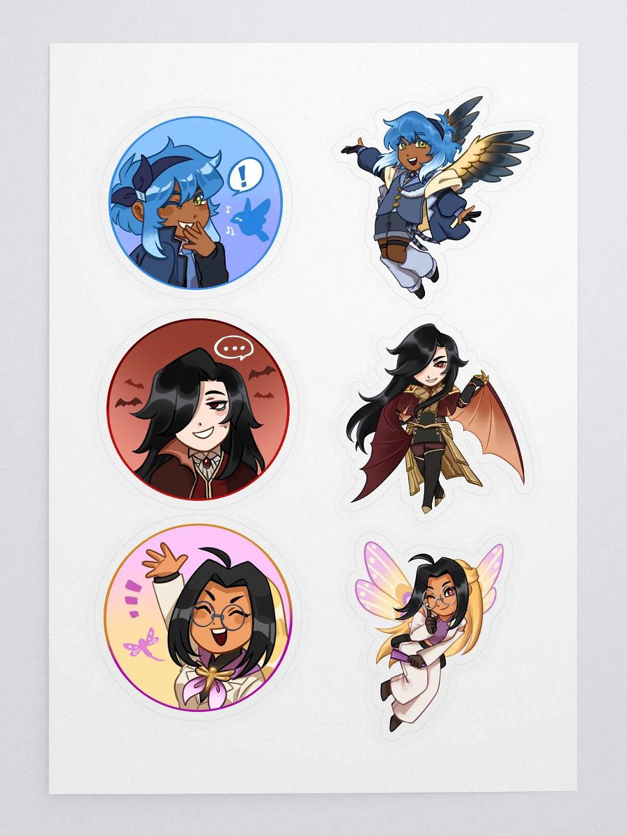 The Trio Sticker Sheet product image (3)