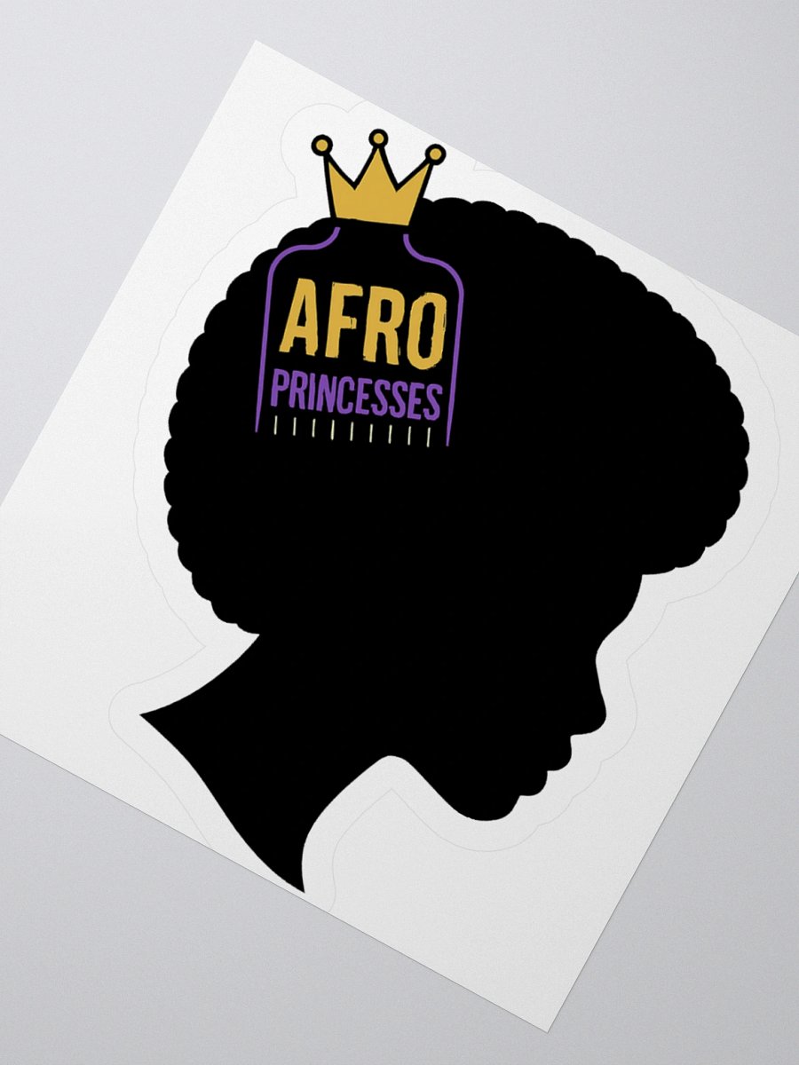 3 x 3 Afro Princesses Stickers product image (2)
