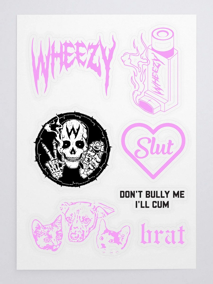 Wheezy Large Vinyl Stickers product image (3)