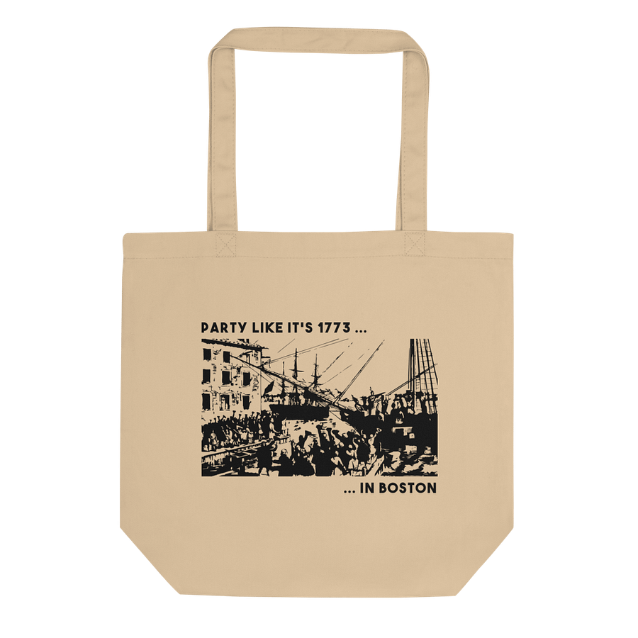 Party Like It's 1773Canvas Tote - Oyster product image (1)
