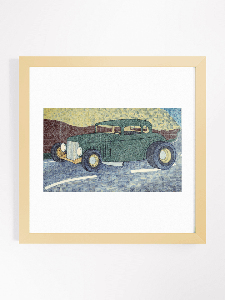 Green Hotrod (2002) print framed product image (1)