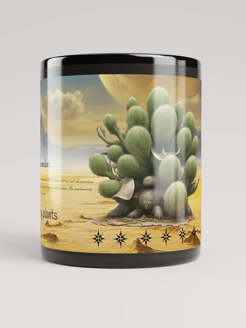 Desert Oasis Ceramic Coffee Mug - Vibrant Cactus Design Stenocarpus nebri