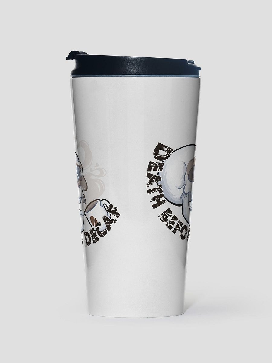 Death Before Decaf Stainless Steel Travel Mug product image (1)