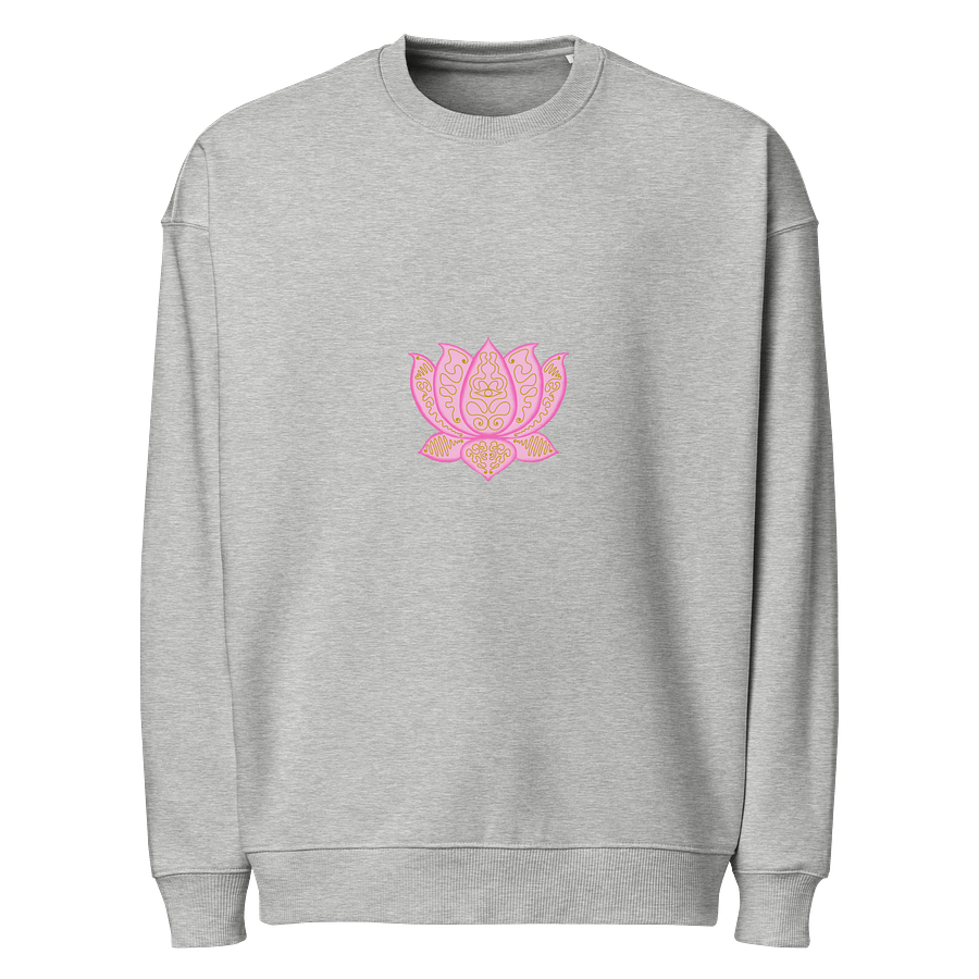 Lotus Blossom Gold Embellished Sweatshirt product image (1)