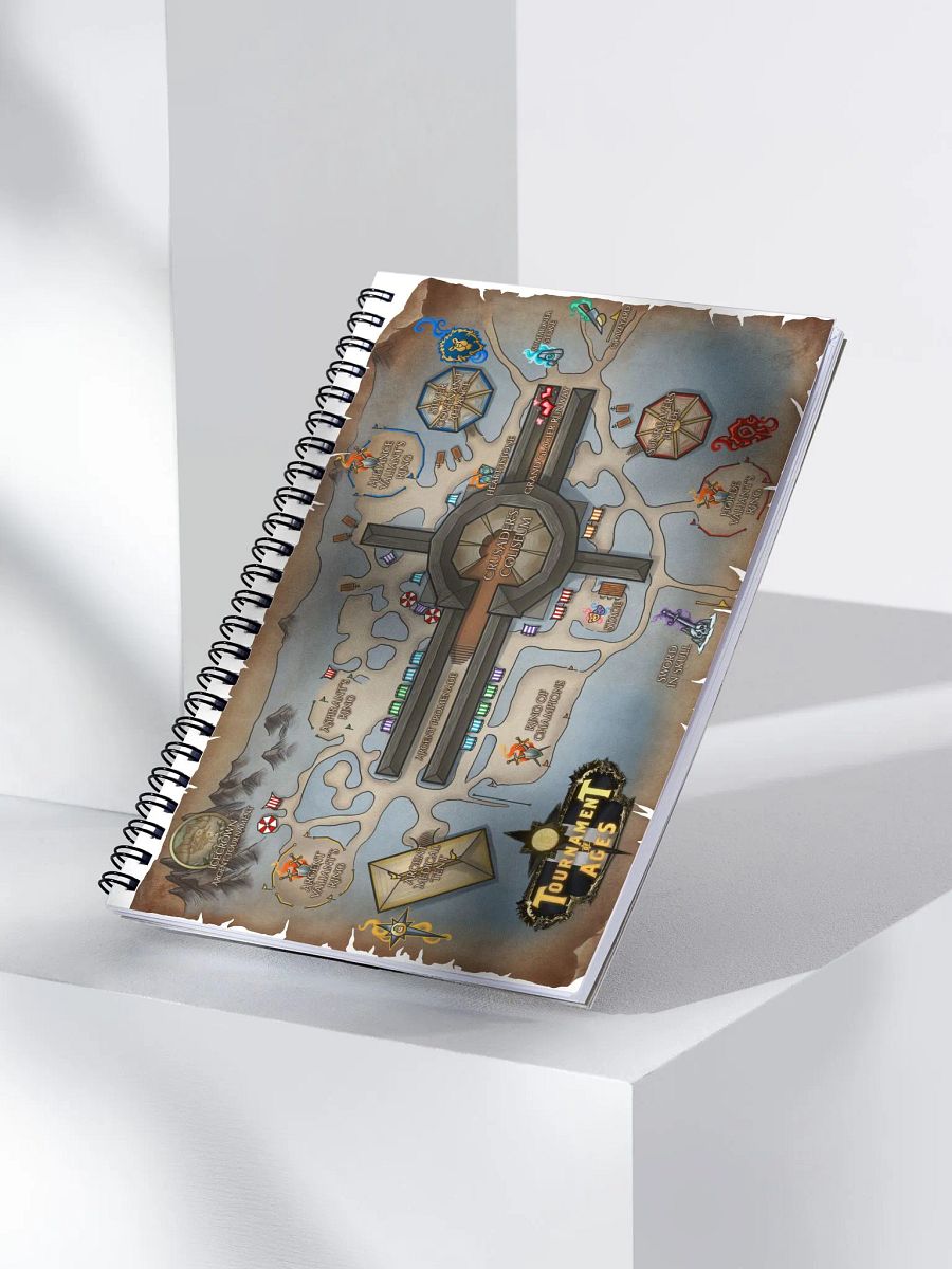 Tournament of Ages - Fairegrounds Map - Spiral Notebook product image (3)