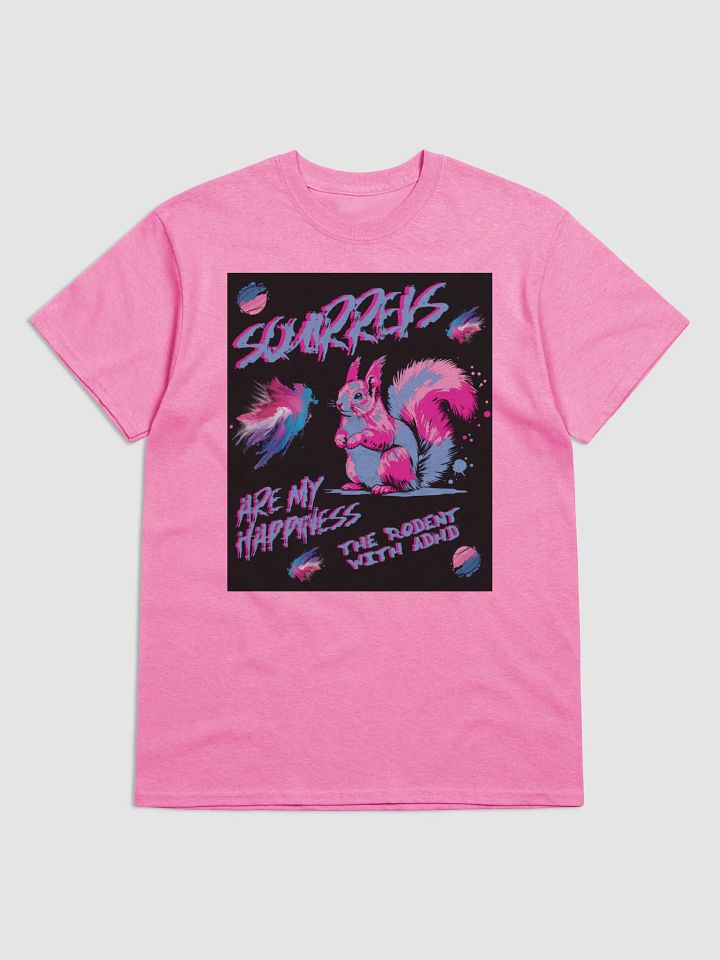 SQUIRRELS ARE MY HAPPINESS SUPERSOFT TEE product image (1)