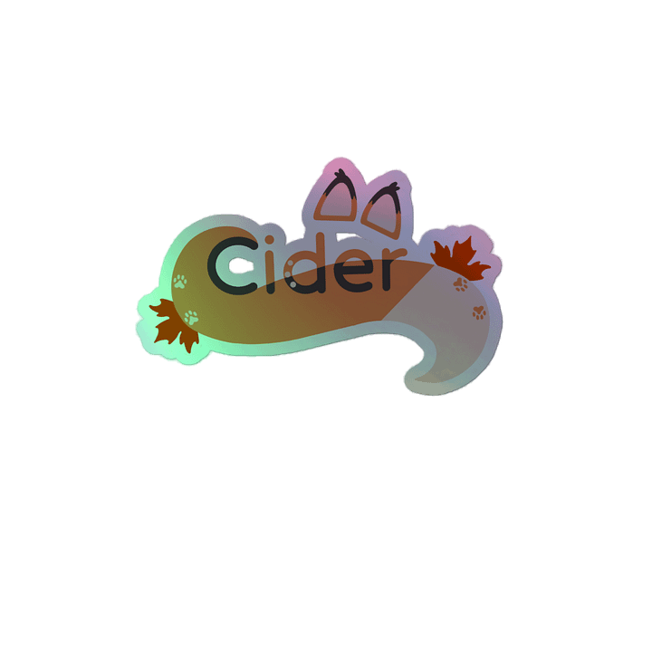 Shiny Cider Logo Sticker product image (2)