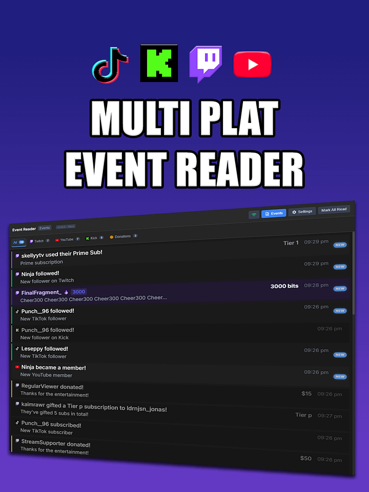 [BETA] Event Reader product image (1)
