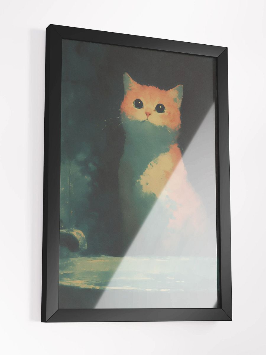 Dreamy Cat Portrait Matte Poster product image (3)