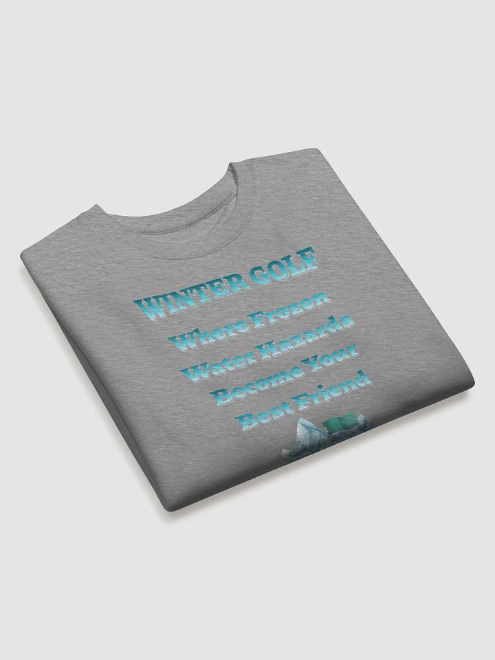 Winter Golf Funny Golfing Scene Sweatshirt product image (17)