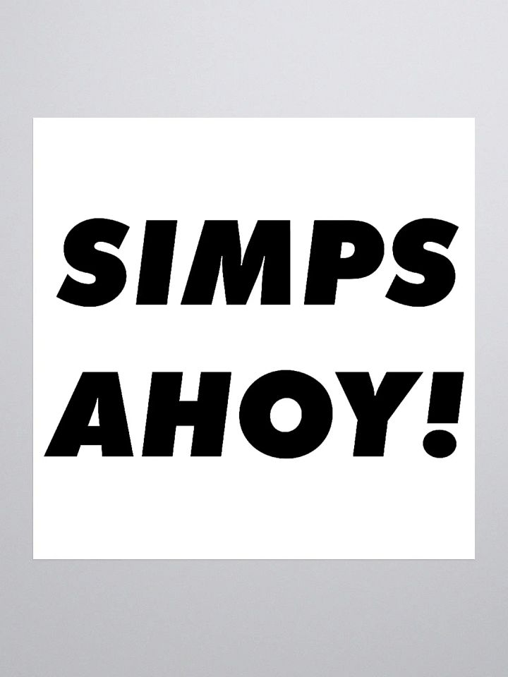 Simps Ahoy! Sticker product image (1)