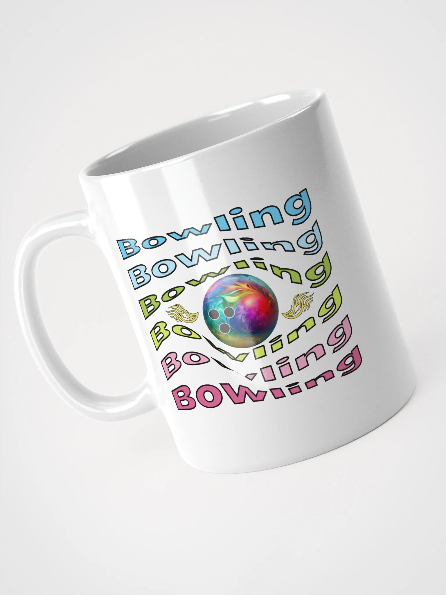 Bowling Swirl Colorful Bonanza Mug product image (2)