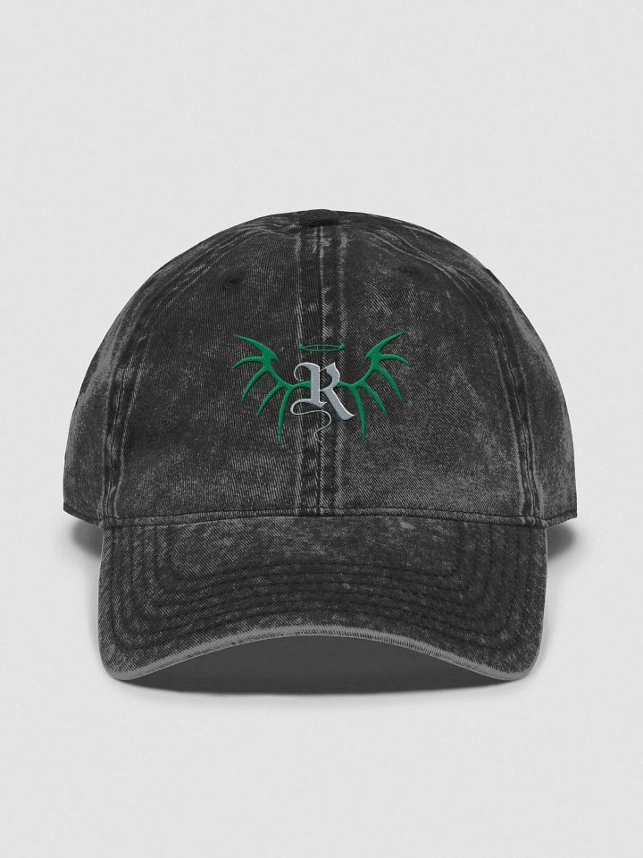 RafaZafar Logo Vintage Wash Dad Hat (silver) product image (1)