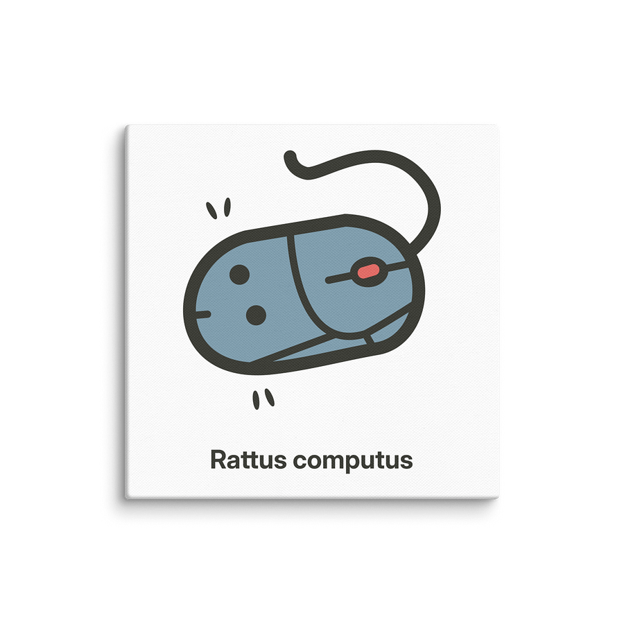 Computer Rat Canvas Print product image (12)