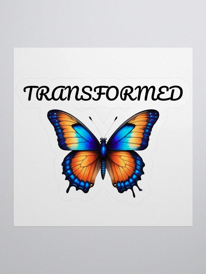 Vibrant Butterfly Kiss Cut Stickers product image (1)