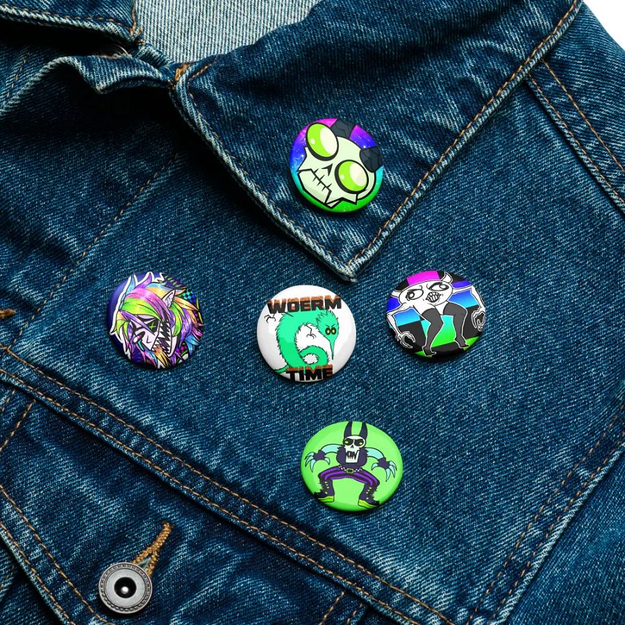 Raveyard Themed Buttons! product image (8)