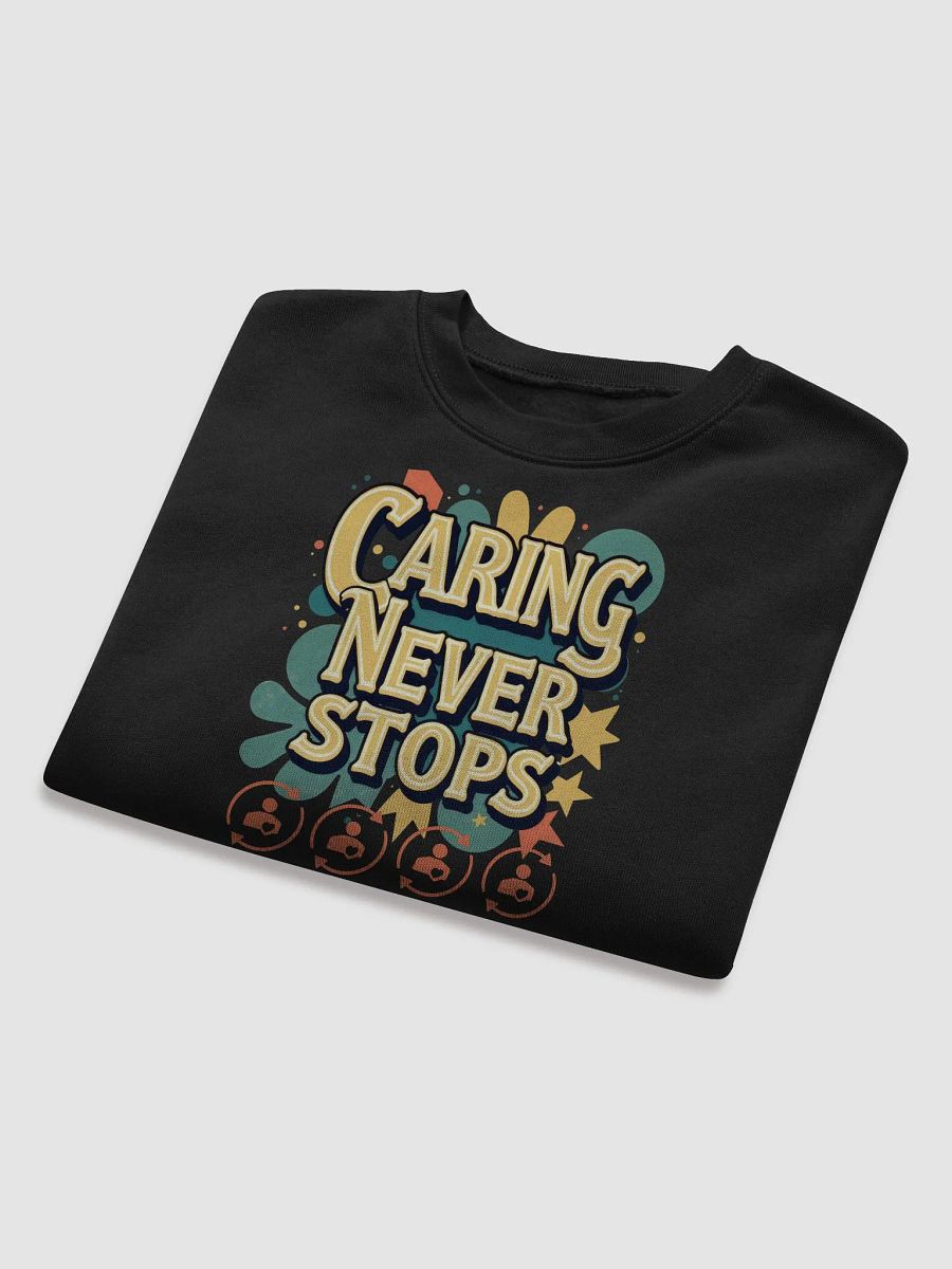 Caring Never Stops Crop Sweatshirt product image (22)