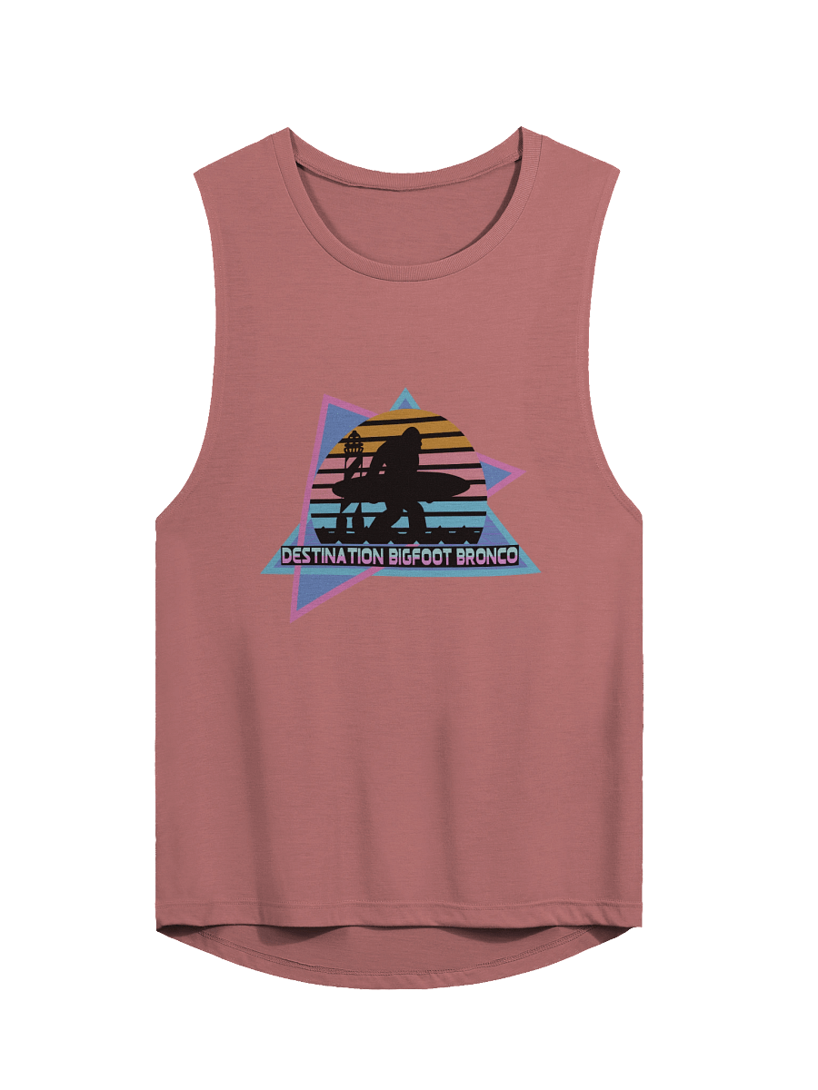 Destination Bigfoot Bronco Retro-Inspired Flowy Women's Muscle Tank (Multiple Colors Available) product image (1)