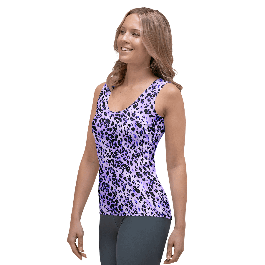 Purple Leopard Skin Tank Top product image (3)