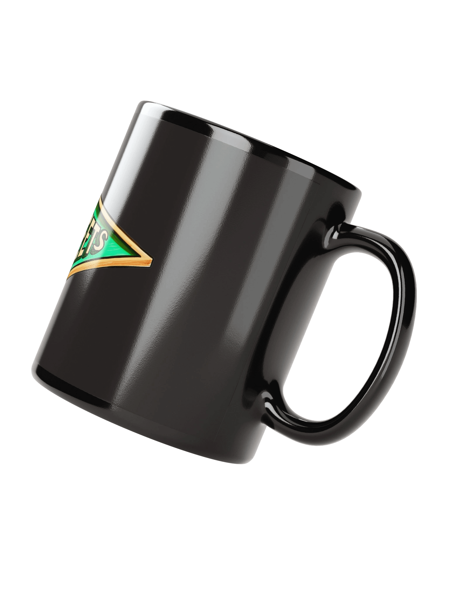Mug noir brillant avec logo 3D HONEY SWEETS product image (3)