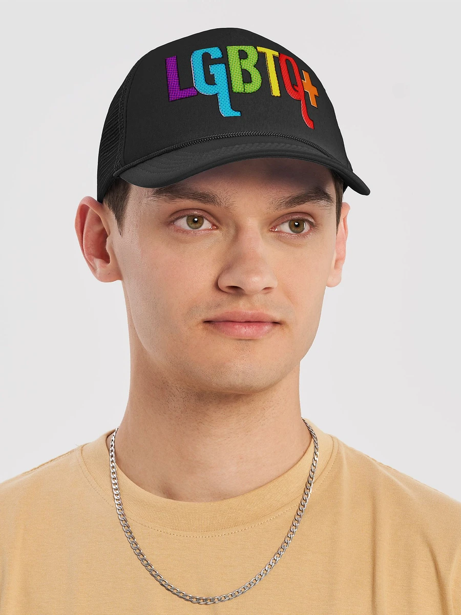 LGBTQ+ Pop Art Trucker - Foam Trucker Hat product image (22)