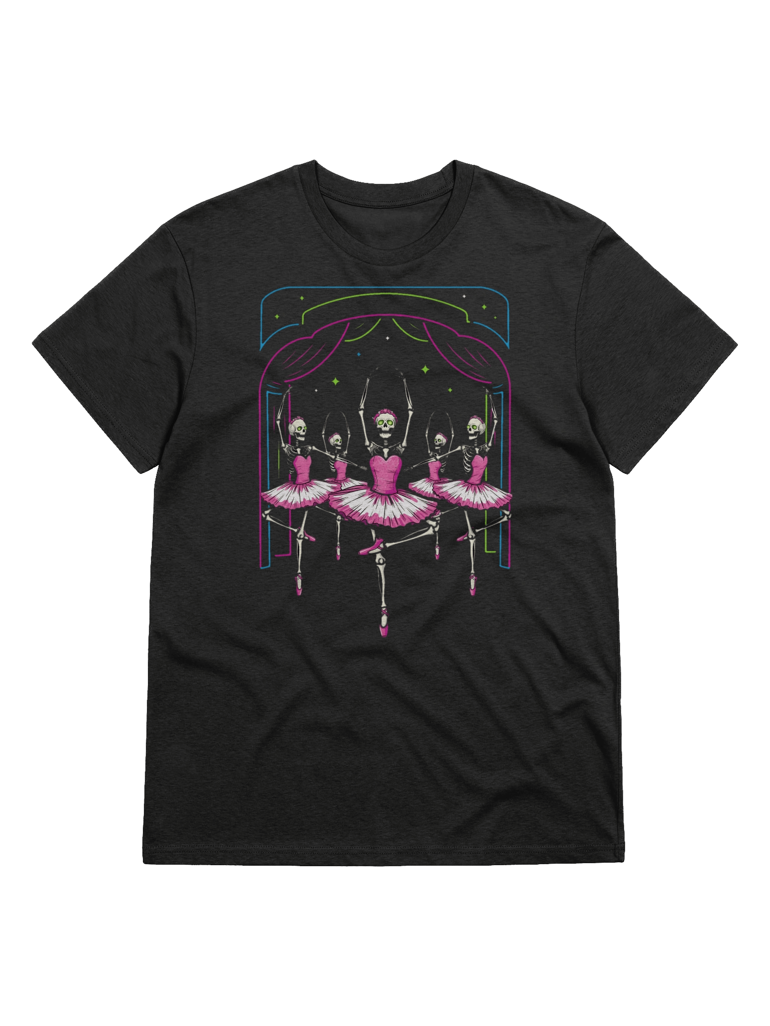 Skeleton & Ballerina Dance Organic Tee product image (1)