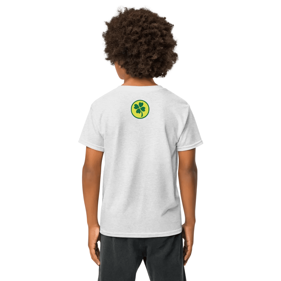 Mickey and Minnie mouse green style (art by Dina R.) acrylic painting picture - Gildan Youth Sports Tee product image (48)