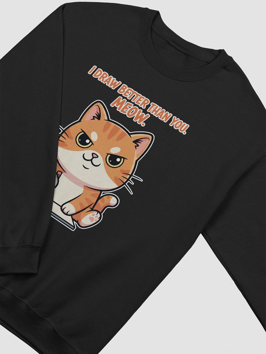 Rebel Sketch Cat Crewneck Sweatshirt product image (3)