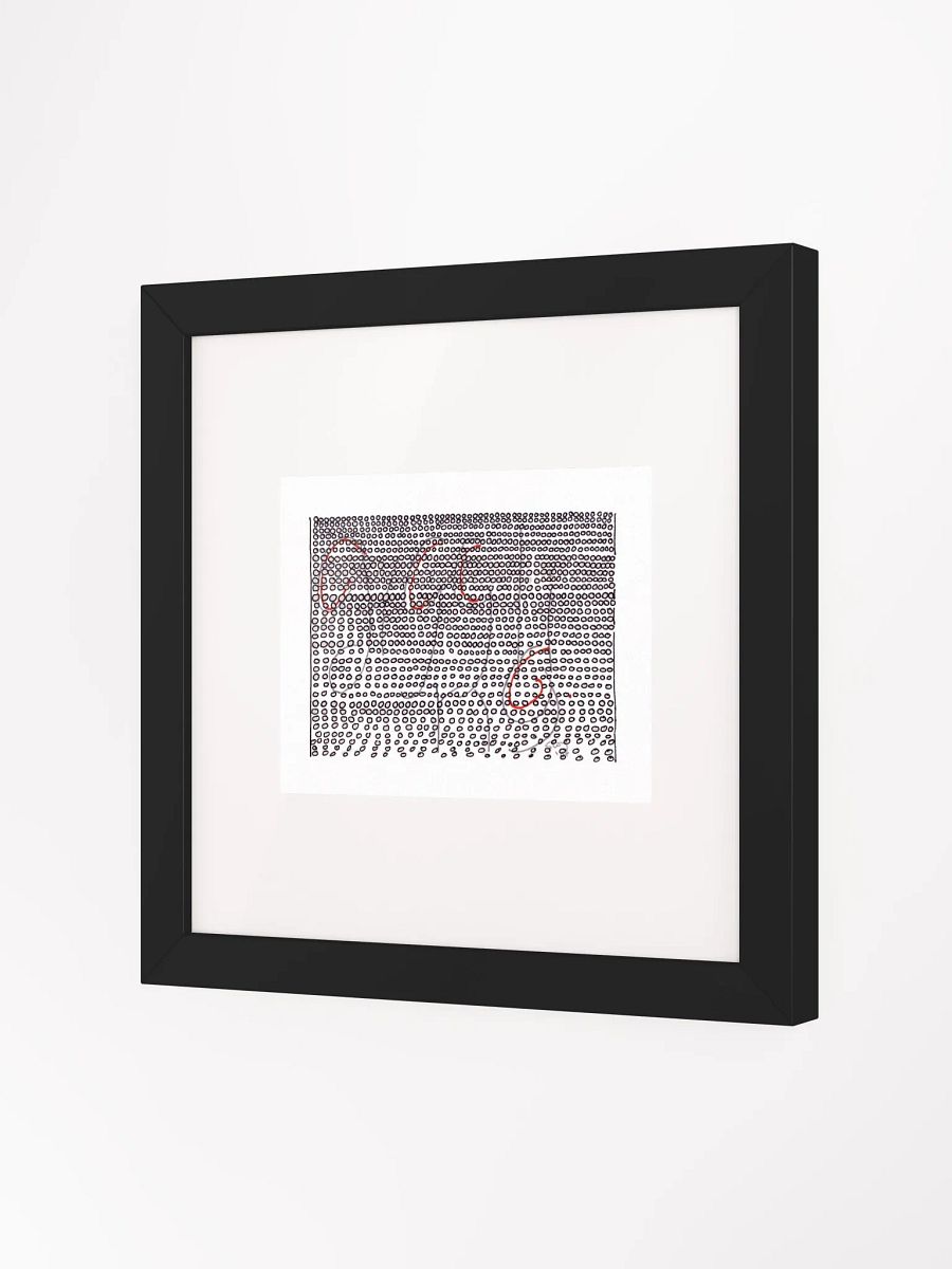 giggling Panel Card Print Framed product image (2)