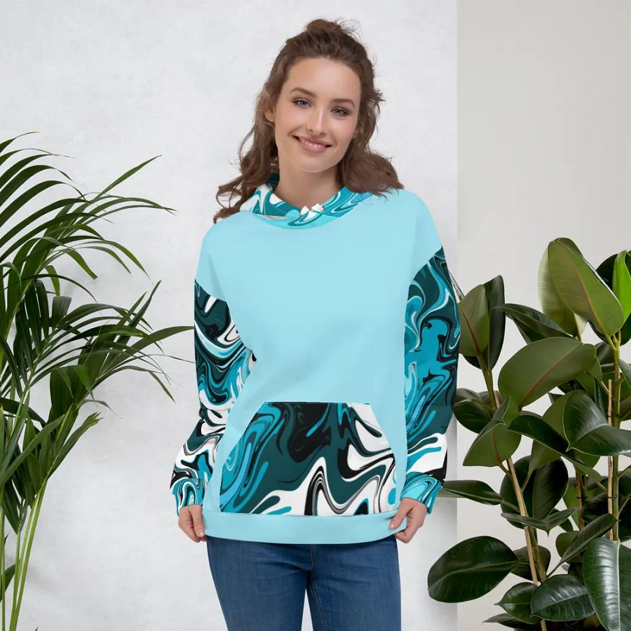 Blue Swirl Hoodie product image (7)