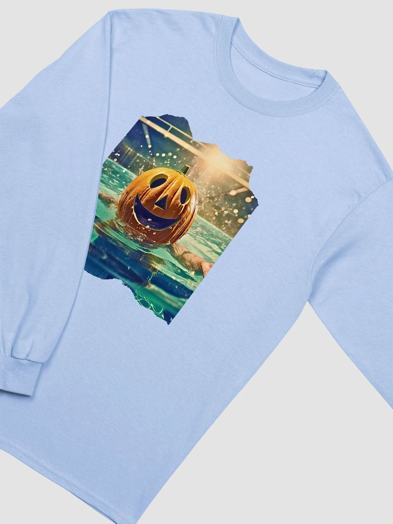 “SPOOKY SWIMZ” Long Sleeve T-Shirt product image (3)