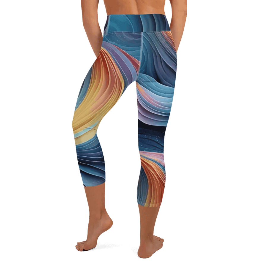 Swirl Bliss Capri Leggings product image (7)