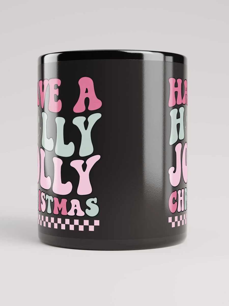 Holly Jolly Christmas-Mug-Black product image (5)