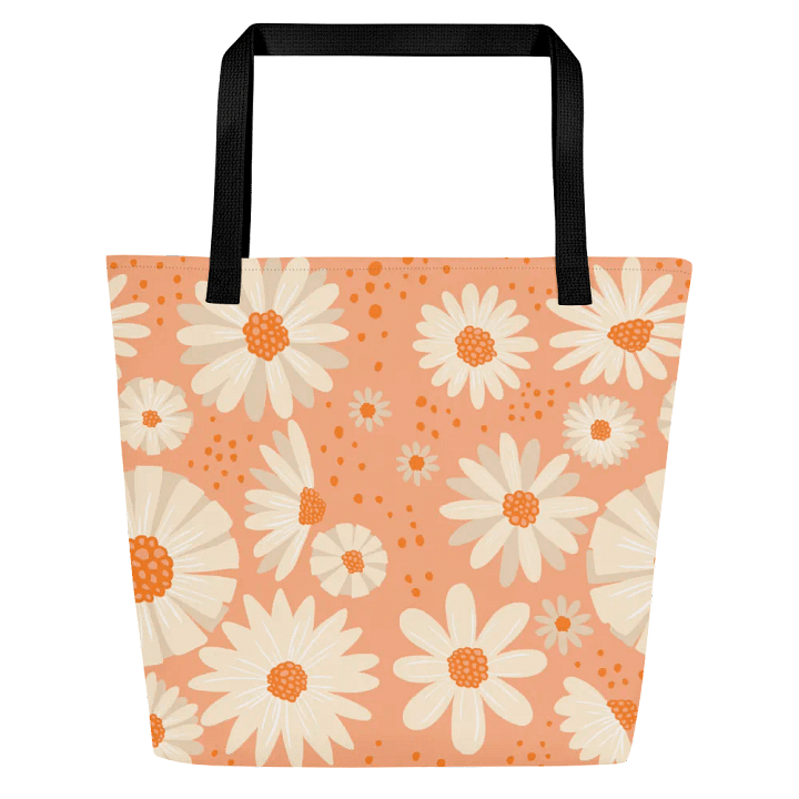 " D3" Peachy Blooms Tote product image (1)