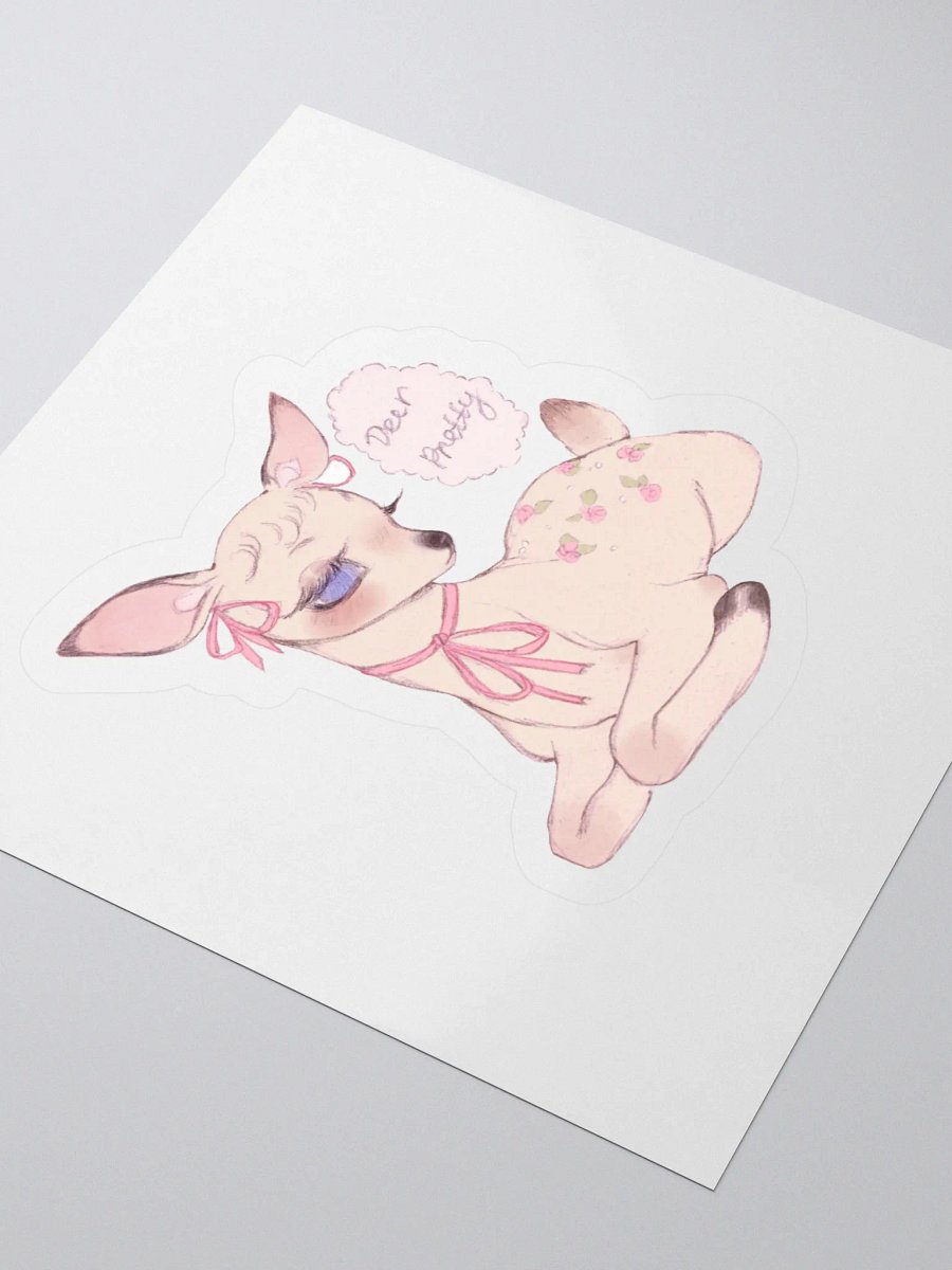 "Deer Pretty" Sticker product image (3)