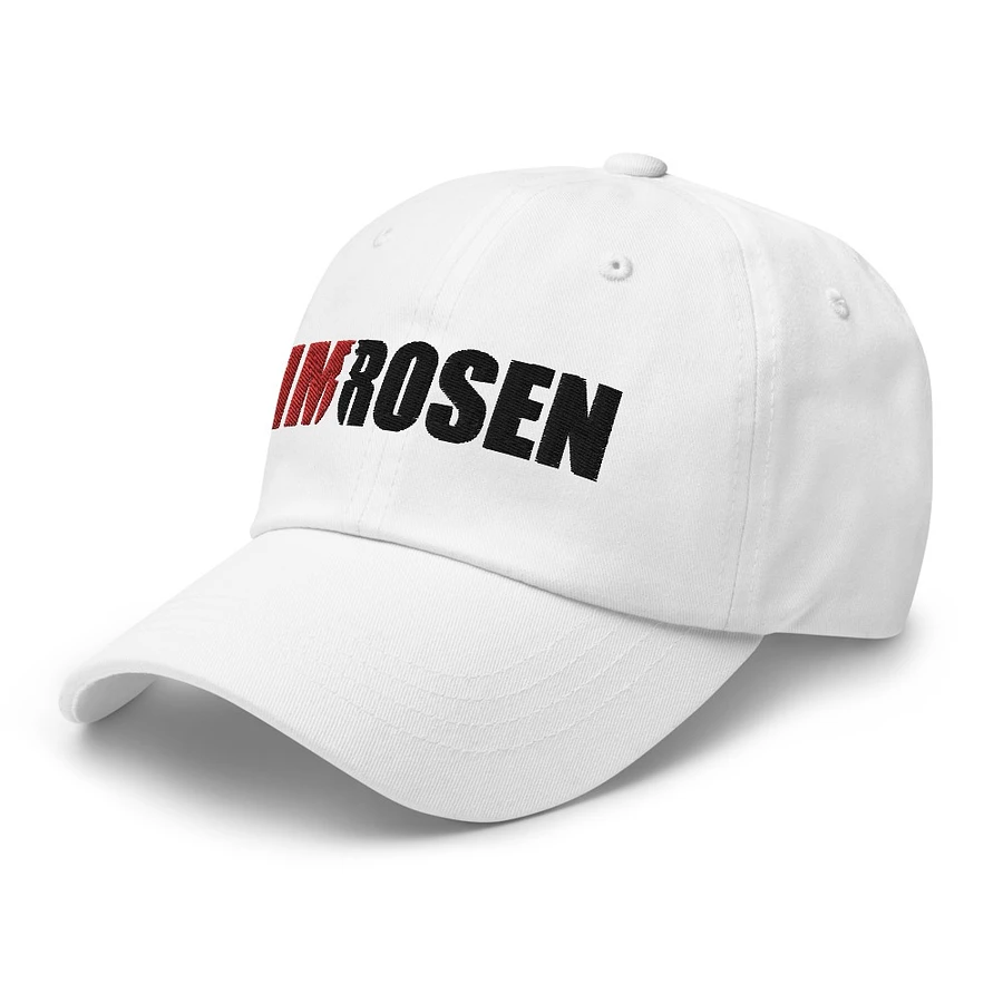 IM Rosen Logo Dad White Hat product image (2)