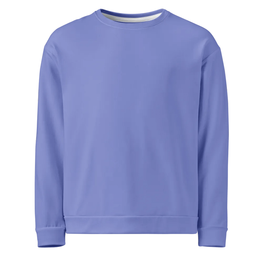 Plain Light Purple True Summer Unisex Recycled Polyester Heavyweight Premium Sweatshirt by Treasure Pie product image (1)