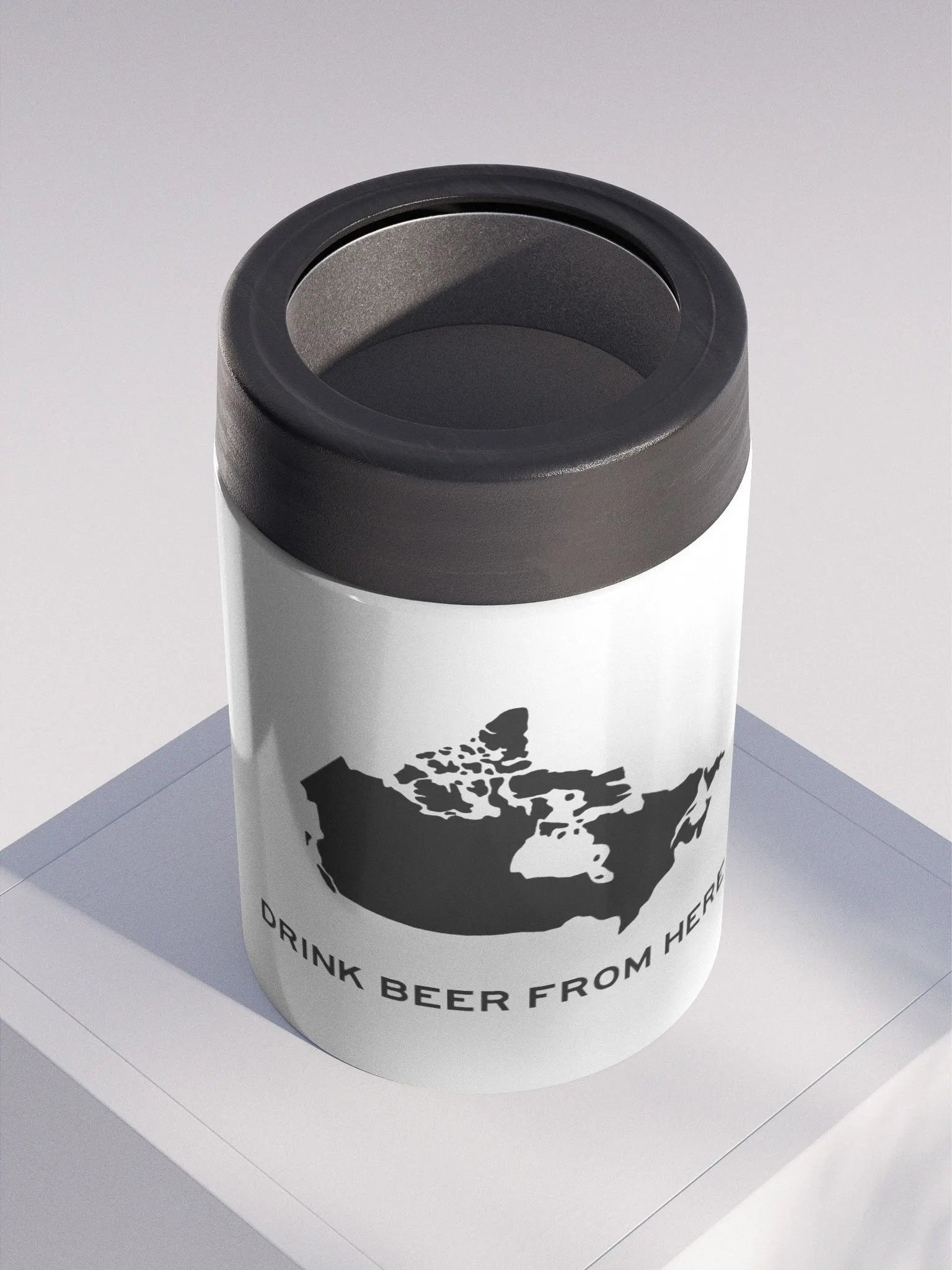 Drink Beer From Here Stainless Steel Koozie product image (4)