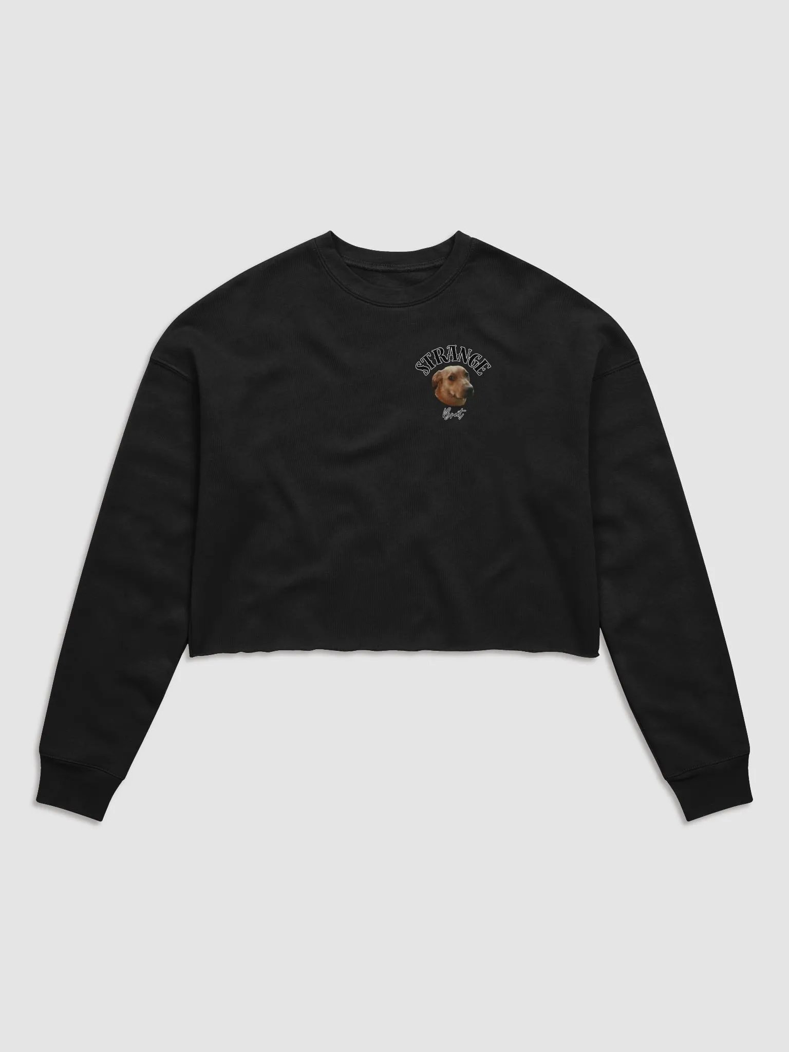Strange Brat Crewneck Crop Top product image (3)