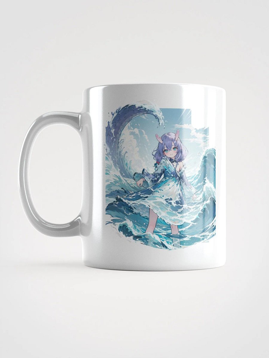 White Glossy Mug - Bailu v1 (Honkai Star Rail) product image (6)