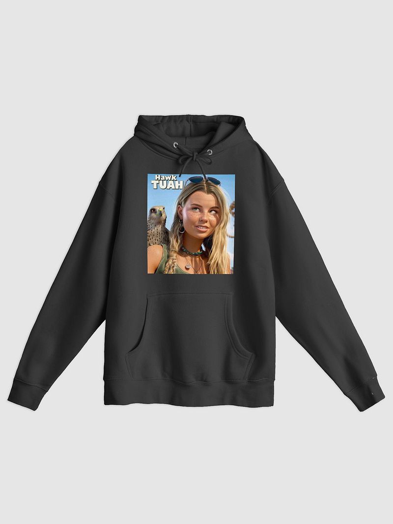 Hawk Tuah Cartoon Premium Hoodie