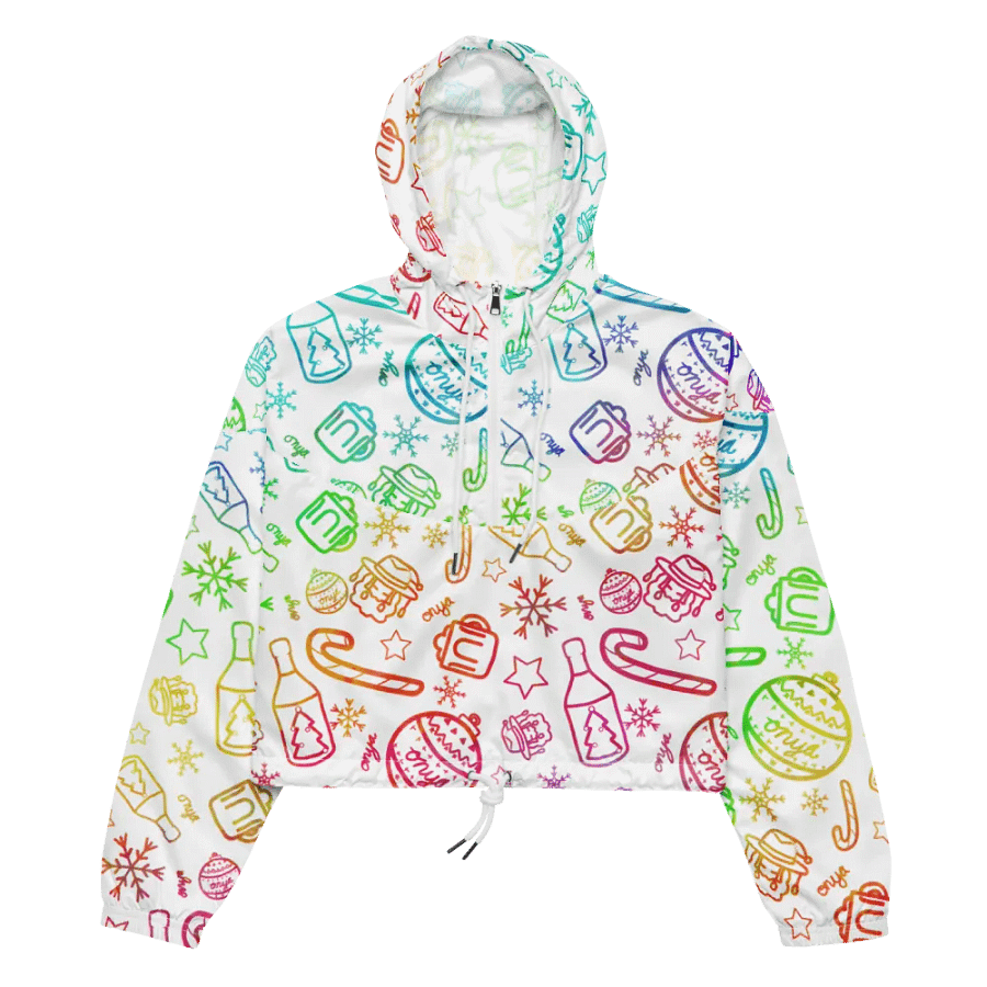 Limited Edition Christmas Rainbow Crop Windbreaker product image (8)