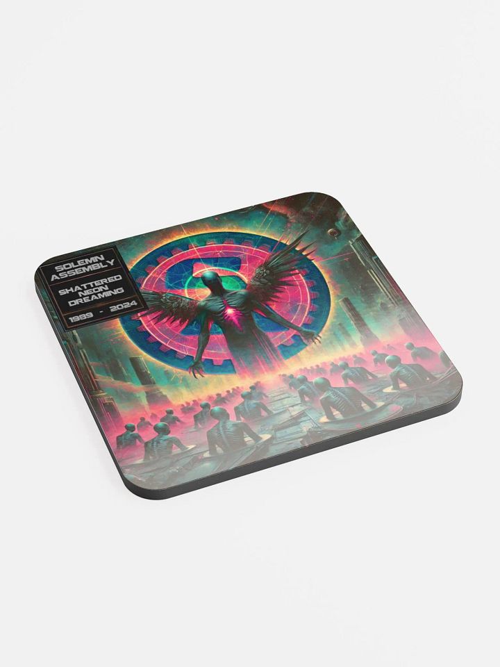 SOLEMN ASSEMBLY SHATTERED NEON DREAMING COASTER product image (1)
