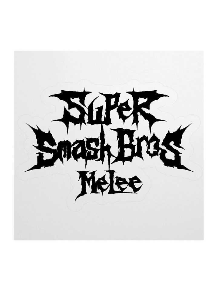 SSBM Metal Sticker product image (1)