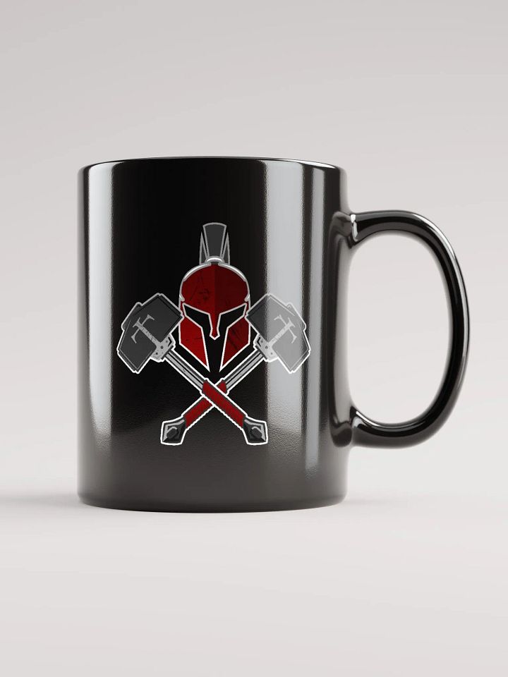 Black Mug: Helmet Logo product image (2)