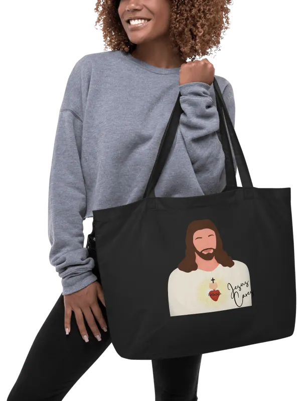 Jesus Cares Tote product image (1)