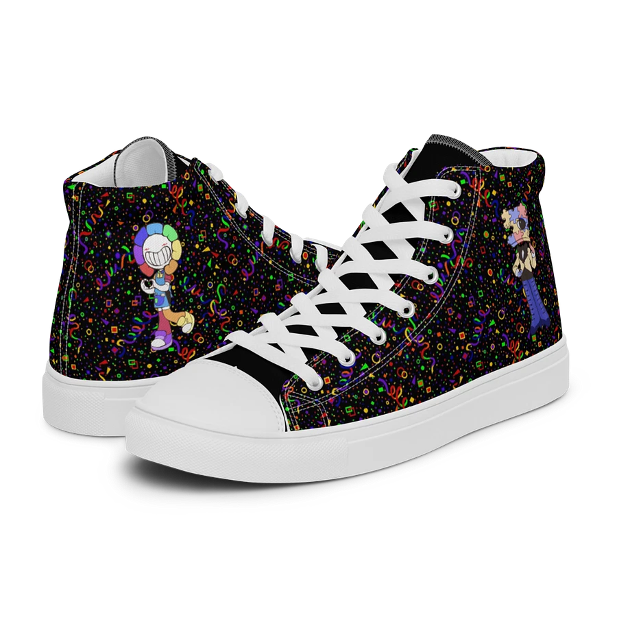 Black Arcade and White Chibi Flower and Jiggy Sneakers product image (15)