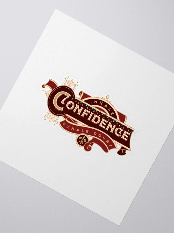 Confidence Boost Kiss Cut Sticker product image (2)