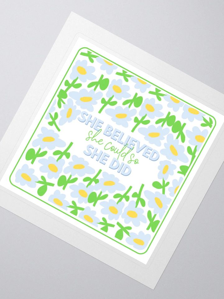 Believe and Achieve Floral Stickers product image (5)