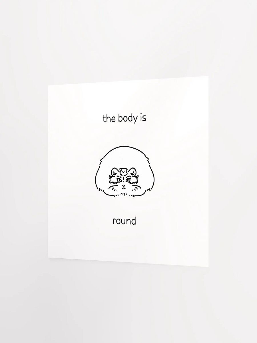 The Body Is Round - Matte Poster product image (2)